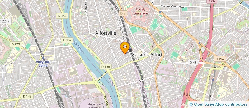 localisation de l'entreprise BH AUDIO à ALFORTVILLE