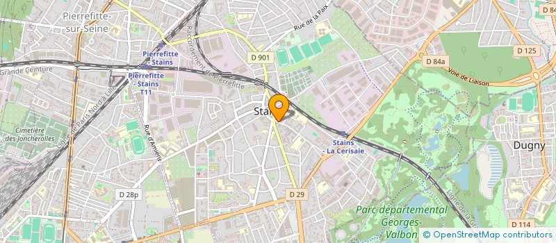 localisation de l'entreprise BH AUTO à STAINS