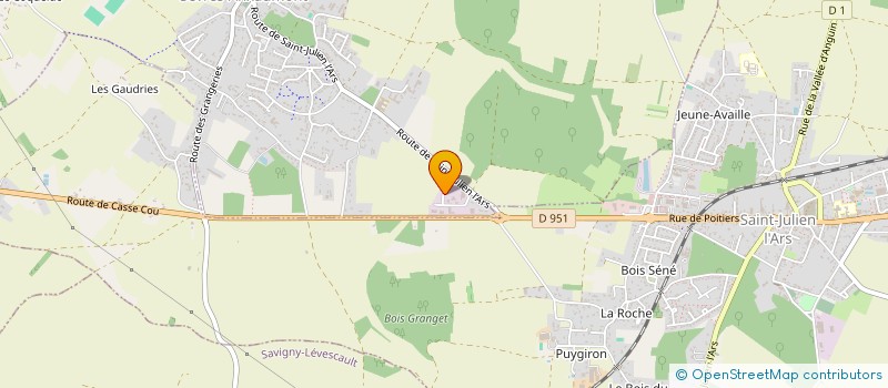 localisation de l'entreprise BH AUTOMOBILE  SEVRES-ANXAUMONT