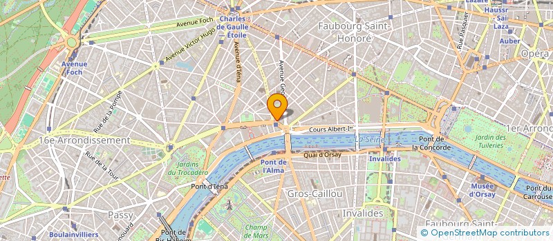 localisation de l'entreprise BH AVOCATS  PARIS