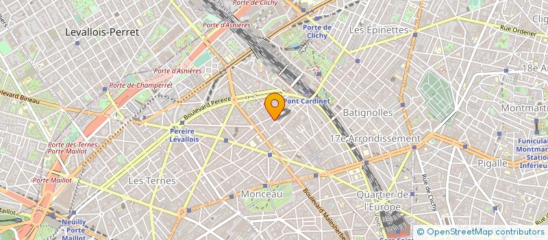 localisation de l'entreprise BH BALZAC à LEVALLOIS-PERRET