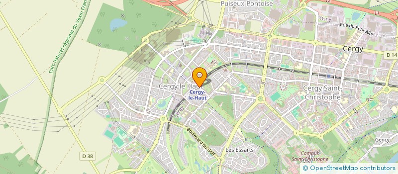 localisation de l'entreprise BH BAT  CERGY