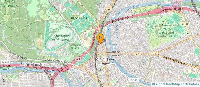 localisation de l'entreprise BH BAT  JOINVILLE-LE-PONT