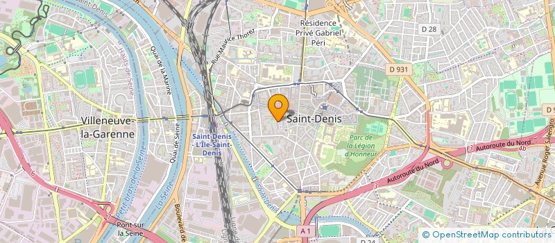 localisation de l'entreprise BH BATIMENT à SAINT-DENIS