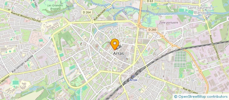 localisation de l'entreprise BH CESI ARRAS à ARRAS