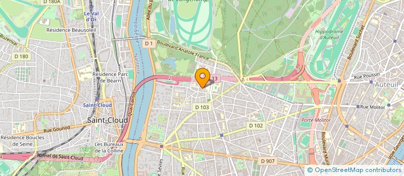 localisation de l'entreprise BH CONSEIL à BOULOGNE-BILLANCOURT