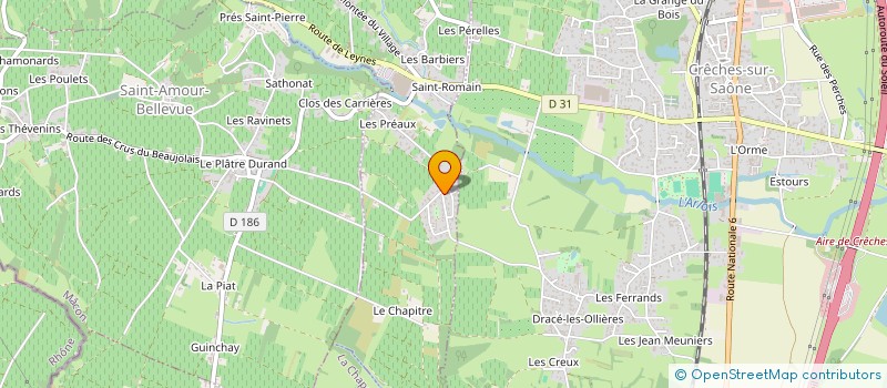 localisation de l'entreprise BH CONSEIL  CHANES