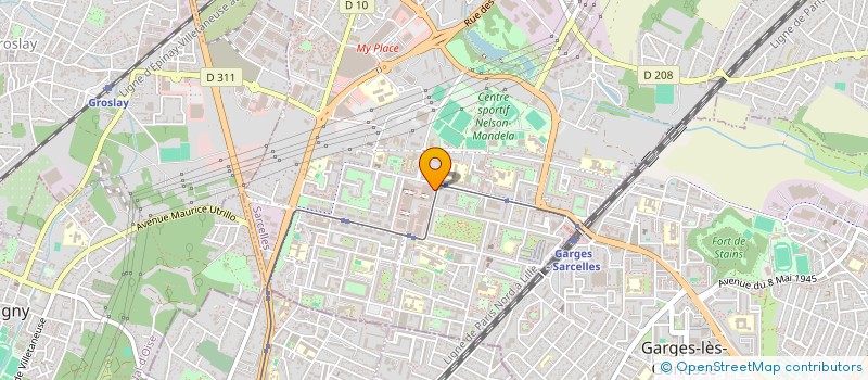 localisation de l'entreprise BH CONSEIL à SARCELLES