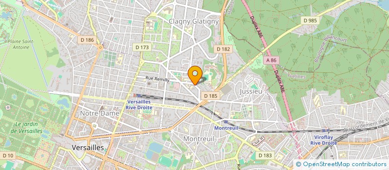 localisation de l'entreprise BH CONSEILS à VERSAILLES