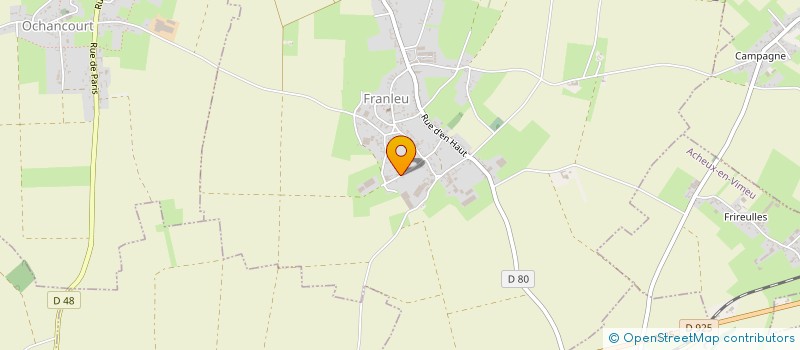 localisation de l'entreprise BH CONSTRUCTIONS  FRANLEU