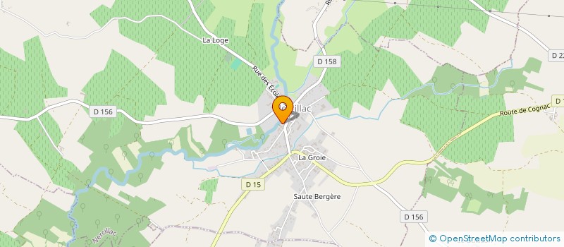 localisation de l'entreprise BH CONSULTING  NERCILLAC