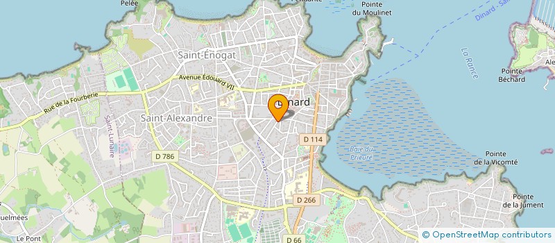 localisation de l'entreprise BH CREATION  SAINT-BRIAC-SUR-MER