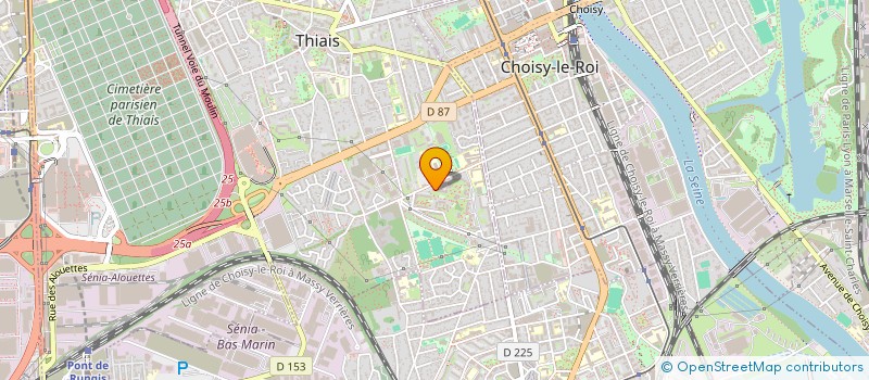 localisation de l'entreprise BH DECO  THIAIS