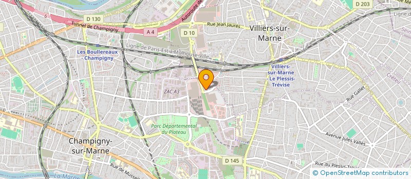localisation de l'entreprise BH DIRECT  CHAMPIGNY-SUR-MARNE
