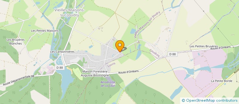 localisation de l'entreprise BH DOM SERVICE à VIEILLES-MAISONS-SUR-JOUDRY