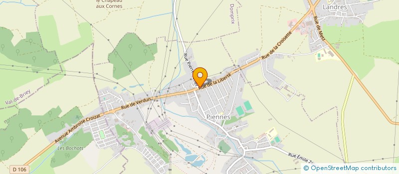 localisation de l'entreprise BH ELECTRICITE  VAL DE BRIEY