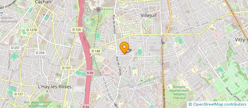 localisation de l'entreprise BH EVENTS à VILLEJUIF