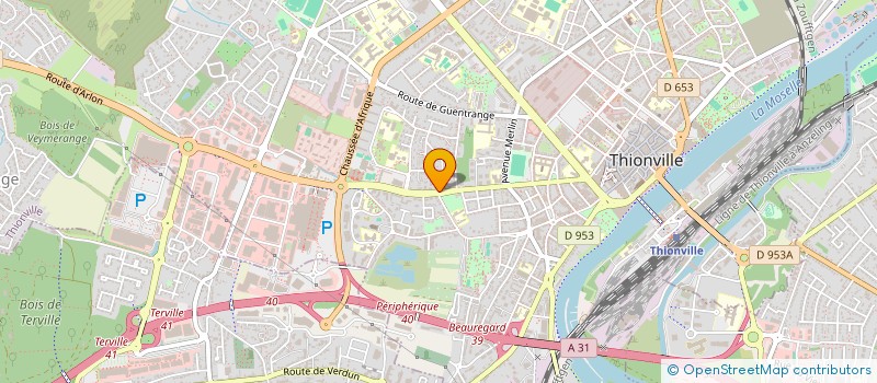 localisation de l'entreprise BH EXPERT à THIONVILLE
