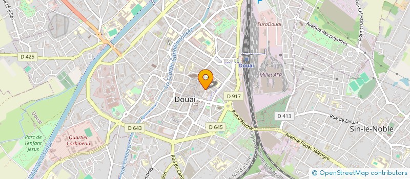 localisation de l'entreprise BH FINANCEMENT à DOUAI