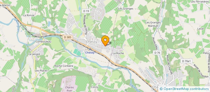 localisation de l'entreprise BH FONCIER  CHESSY