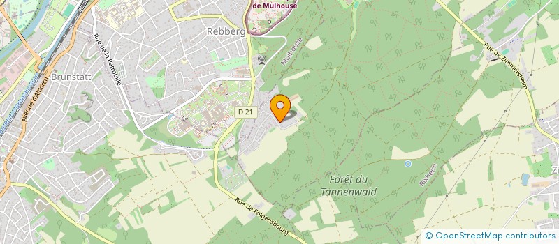 localisation de l'entreprise BH FONDERIE  RIEDISHEIM