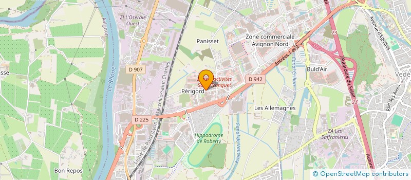 localisation de l'entreprise BH GESTION  LE PONTET