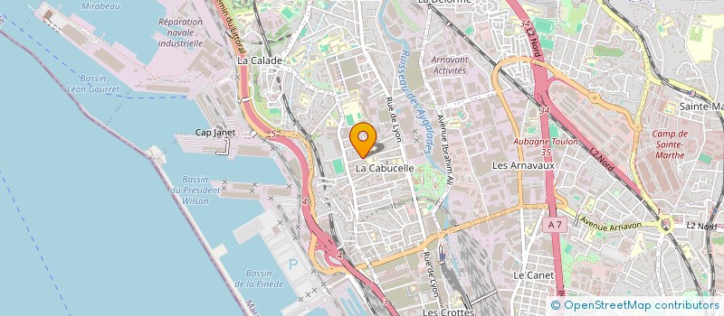 localisation de l'entreprise BH GROUP IMMOBILIER  MARSEILLE