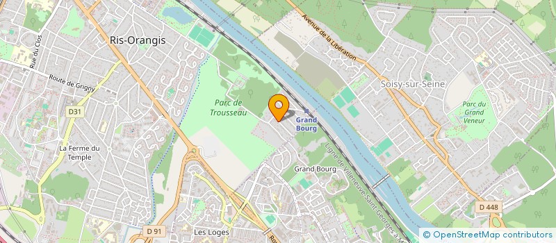 localisation de l'entreprise BH GROUPE à RIS-ORANGIS