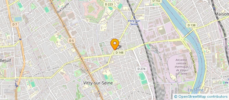 localisation de l'entreprise BH HOLDING  VITRY-SUR-SEINE