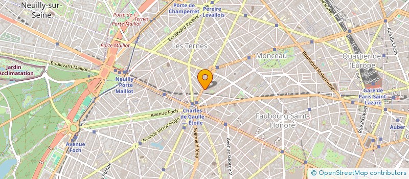 localisation de l'entreprise BH HOLDING  PARIS