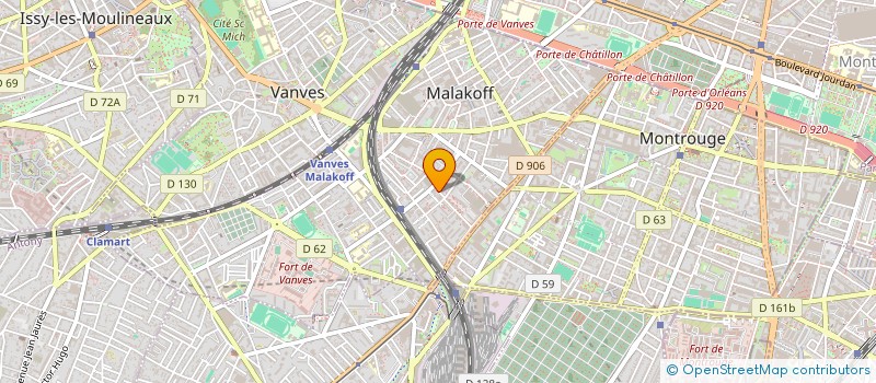 localisation de l'entreprise BH HOLDING  MALAKOFF