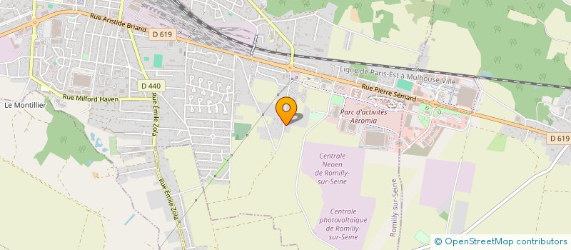 localisation de l'entreprise BH&I  ROMILLY-SUR-SEINE