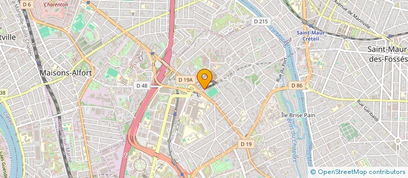 localisation de l'entreprise BH&IMMO à CRETEIL