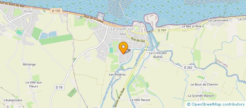 localisation de l'entreprise BH IMMOBILIER  PLEINE-FOUGERES