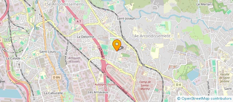 localisation de l'entreprise BH IMMOBILIERE à MARSEILLE