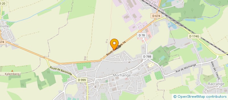 localisation de l'entreprise BH INGENIERIE à MORHANGE