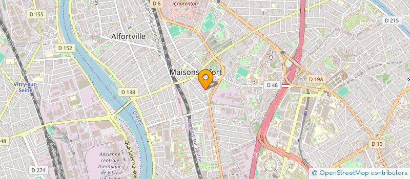 localisation de l'entreprise BH INVEST à MAISONS-ALFORT