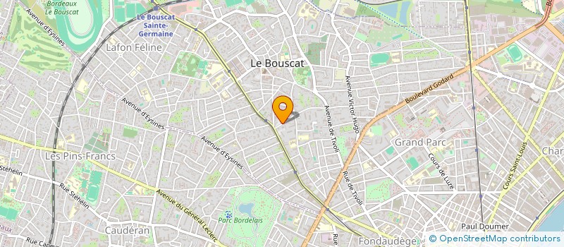 localisation de l'entreprise BH INVEST  LE BOUSCAT