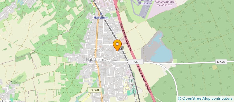 localisation de l'entreprise BH INVEST  HABSHEIM