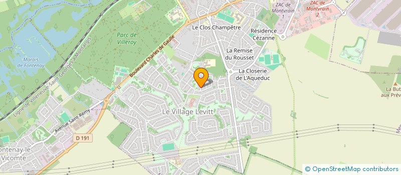 localisation de l'entreprise BH INVESTIMMO à MENNECY