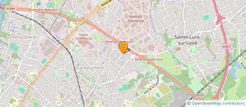 localisation de l'entreprise BH INVESTISSEMENTS à NANTES