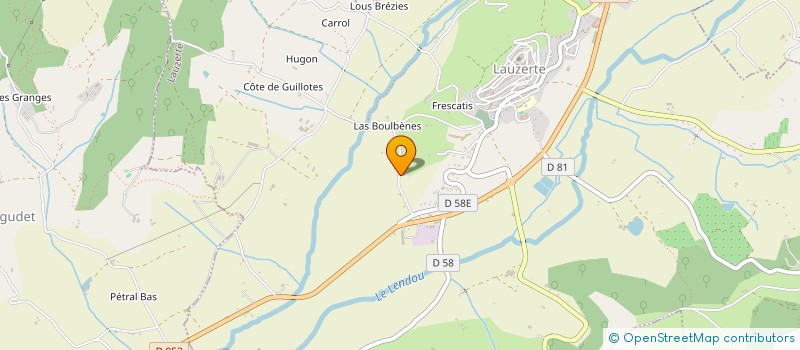 localisation de l'entreprise BH MATERIAUX à LAUZERTE