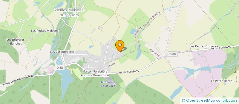 localisation de l'entreprise BH MULTICONCEPT à VIEILLES-MAISONS-SUR-JOUDRY