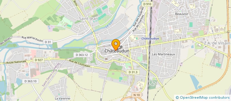 localisation de l'entreprise BH OPTIC CHATEAUDUN  CHATEAUDUN