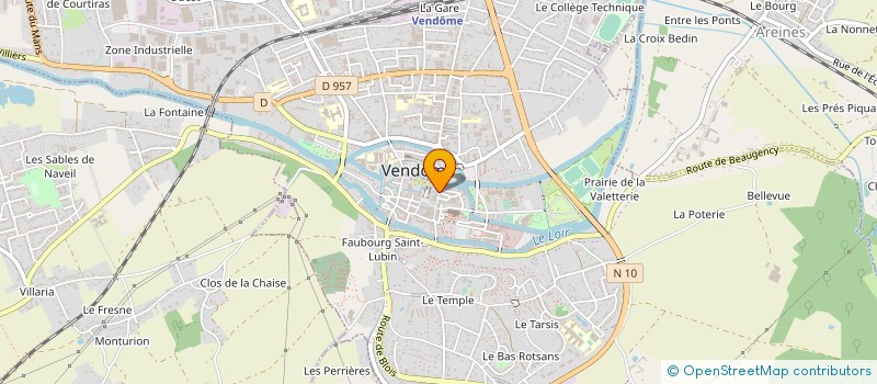 localisation de l'entreprise BH OPTIC VENDOME à VENDOME