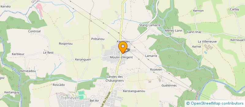 localisation de l'entreprise BH PLOMBERIE  TREMEVEN