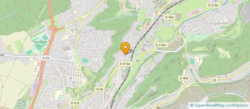 localisation de l'entreprise BH PROJECT SCI à LONGWY