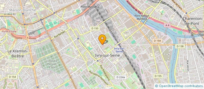 localisation de l'entreprise BH RECRUTEMENT  IVRY-SUR-SEINE