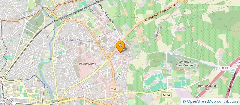 localisation de l'entreprise BH REPARATION  CASTELNAU-LE-LEZ