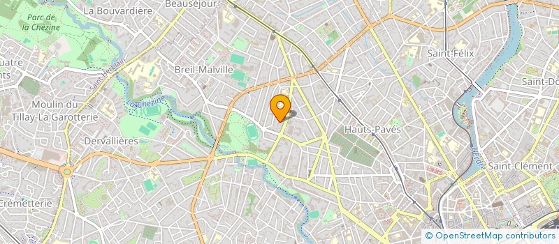localisation de l'entreprise BH SECURITE à NANTES